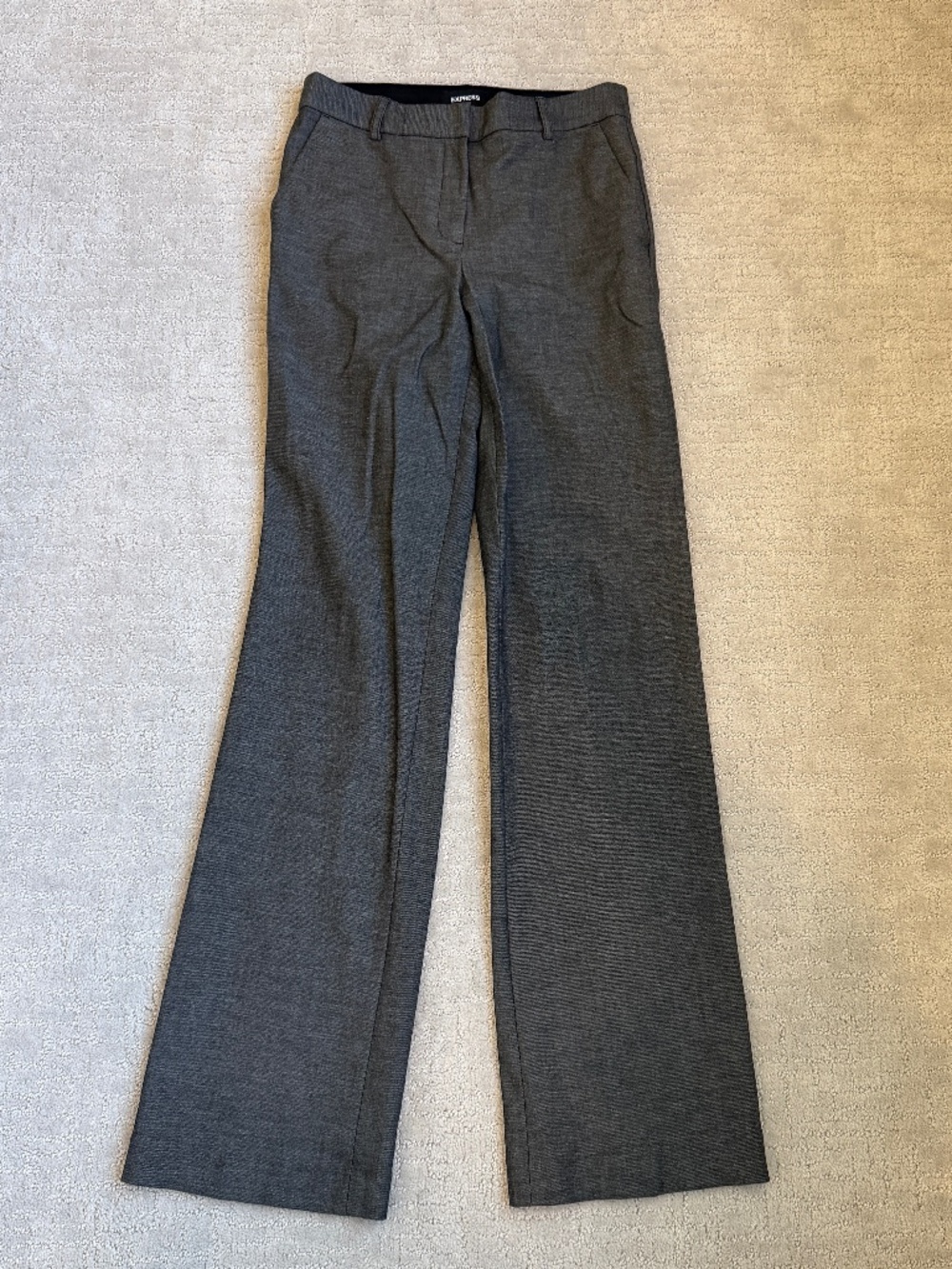 Express Gray Trouser High Rise, 6L